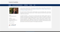 Desktop Screenshot of laurenlanahan.com