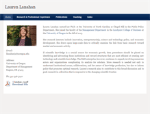 Tablet Screenshot of laurenlanahan.com